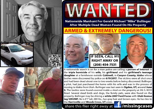 Gerald Bullinger Wanted Poster