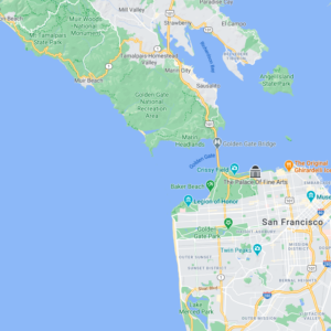 Golden Gate Park map