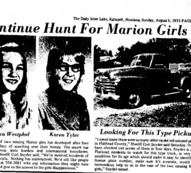 Karen Tyler and Jessica Westphal & mysterious pickup truck