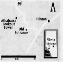 Athabasca Tower Reference Map