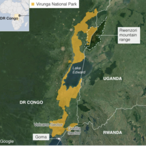 Virunga National Park Boundary
