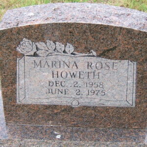Marina Rose Howeth Tombstone