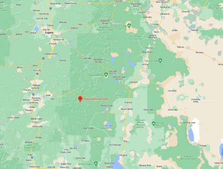 Umpqua National Forest Map