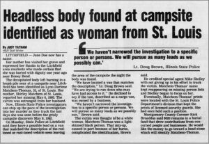 Lynne Matchem-Thomas ID Made News Clipping