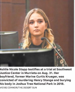 Ashlie Stapp in court