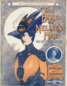 Fashion Poster for Feathered Hats