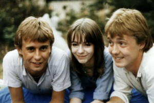 Julie Ward with her brothers, Tim and Bob