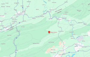 Appalachian Trail, Wapiti Shelter Map