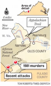 Crime Map of 1981Murders and 2008 Attempted Murders
