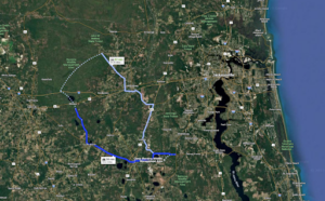 Osceola National Forest and Camp Blanding Wildlife Management Area Map