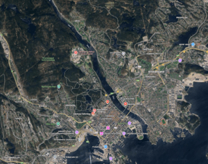 Baneheia Park Map
