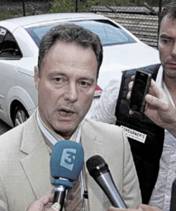 French prosecutor, Eric Maillaud speaking to the international press
