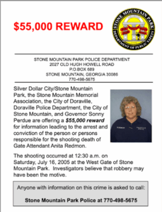 Anita Redmon Reward Poster