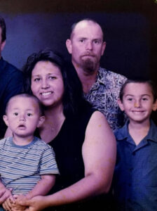 Robert Willis IV, his wife and two sons around the time of his disappearance