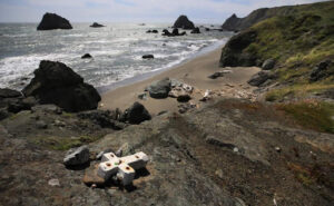 Fish Head Beach Memorial Cross