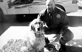 Joe Harris and his K9 Harley