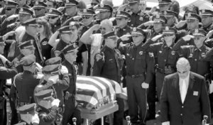 Joe Harris’ memorial service procession in 2009