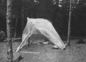 Leif and Anne’s campsite on Radar Beach, British Columbia 1972