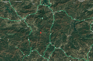 Low Gap Shelter Map