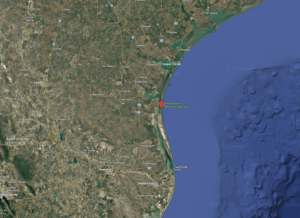 Padre Island National Seashore Map
