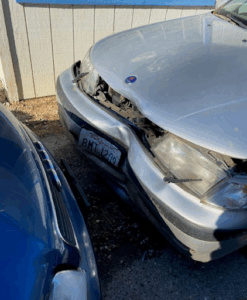 Sandra’s 2001 silver SAAB