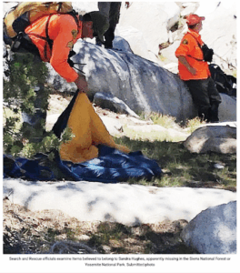 Search and rescue teams organized in 2020 for Sandra Hughes search