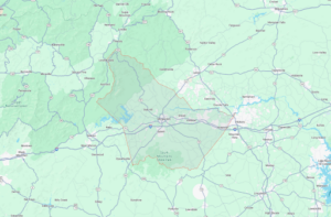 Burke County, North Carolina Map