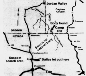 Crime Scene Location and Manhunt Map