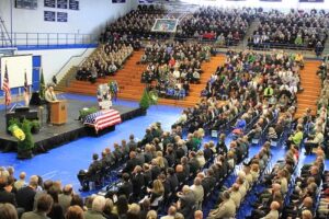 Funeral service for Officer Jason Crisp