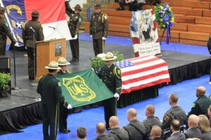Funeral service for Officer Jason Crisp