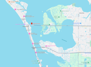 Kingfish Boat Ramp / Anna Maria Island, Florida Map
