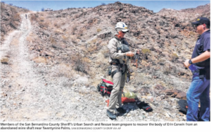 Searchers who found Erin’s body on August 16th, 2014.