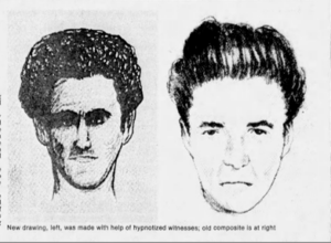 Second suspect sketch compared to the first suspect sketch
