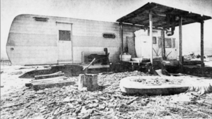 Trailer that Claude Dallas Jr. fled from in 1982