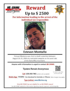 88-Crime Reward Flier for Estevan Montaño