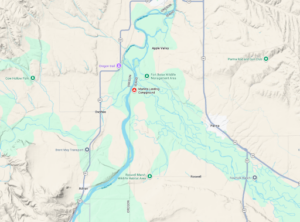 Martin Landing Campground Map