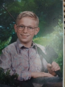 Travis Calumpit as a child