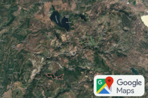 Bucks Lake location in Plumas National Forest, California Map Source: Google Maps