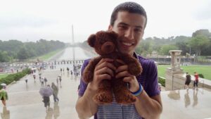 Trevor Holminski in Washington D.C. Courtesy: The Holminski Family