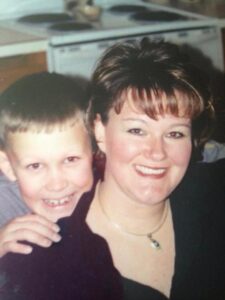 Tina with Michael Bryson as a child Courtesy: Tina and Parrish Bryson