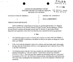 United States District Court vs Terence Howard Roach